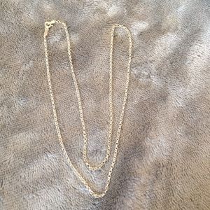 Authentic silver link chain 20 inch